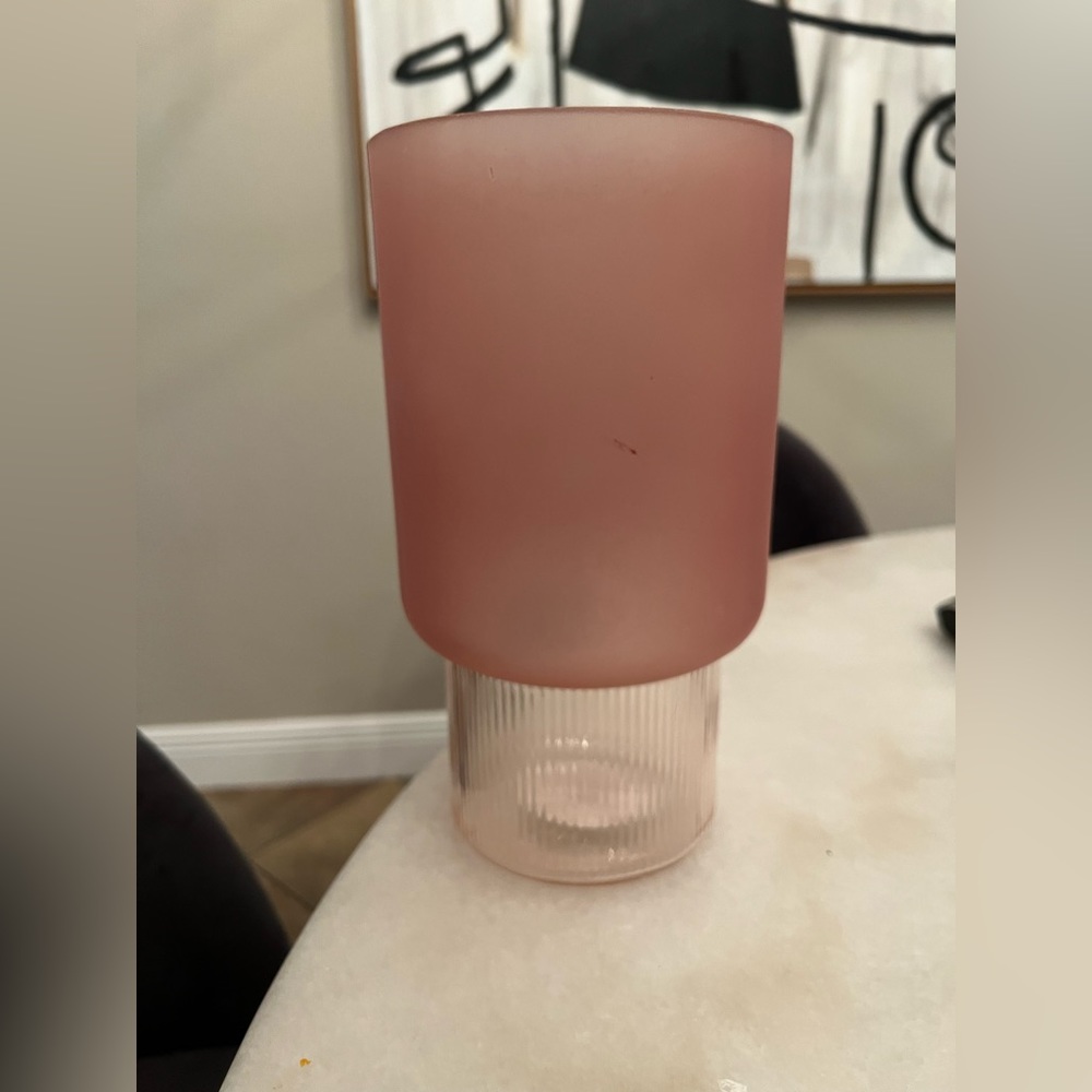 Pink vintage vase